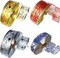 Ribbon Stars Wired Sheer Glitter Ribbon, 2-Inch by 100-Yard Spool, Perfect for Christmas Decoration